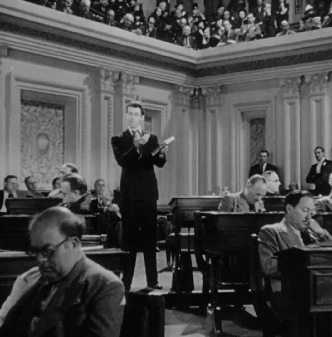 James Stewart in the 1939 trailer for Mr. Smith Goes to Washington